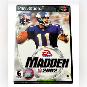PlayStation 2 Vintage Madden 2002 Football Video Game